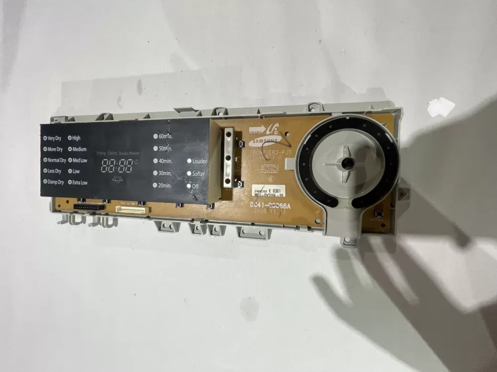 Samsung MFS-DV318A-S0  AP4337033  DC41-00066A  2025722  20091008  PS4250820 Dryer UI Control Board