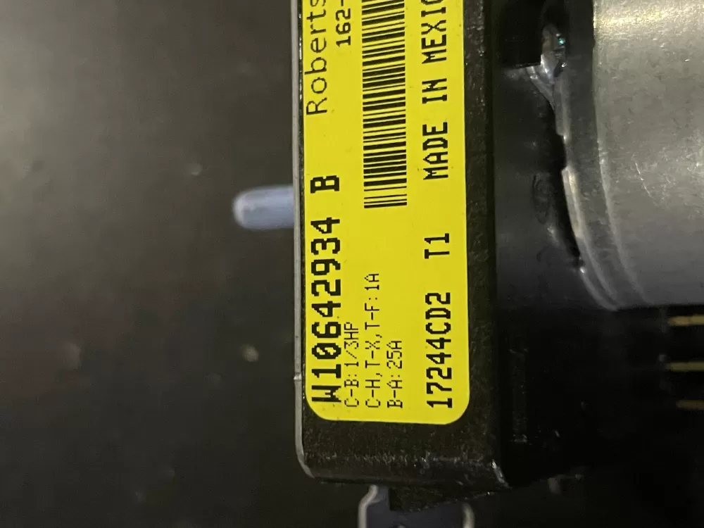 Whirlpool W10642934 W10854240 Laundry Center Timer AZ24849 | WM347