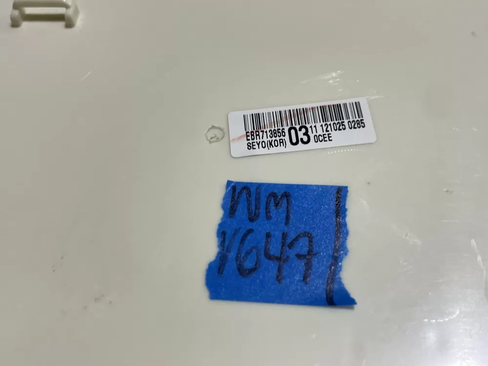 LG EBR71385603 Dryer Control Board AZ138343 | Wmv647