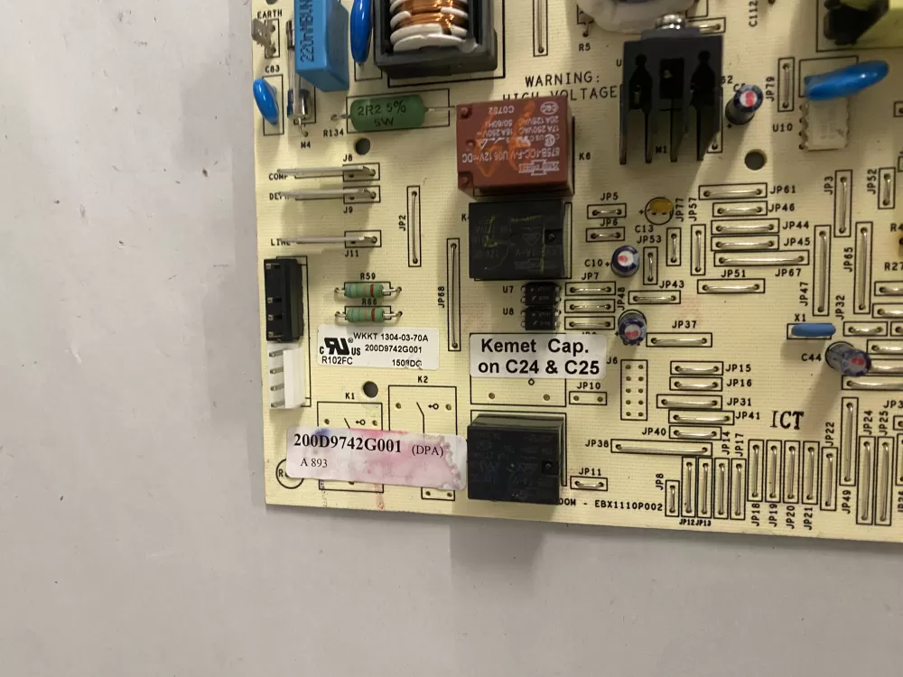 GE EBX1110P002 200D49742G001 Fridge Control Board AZ204619 | BK2133