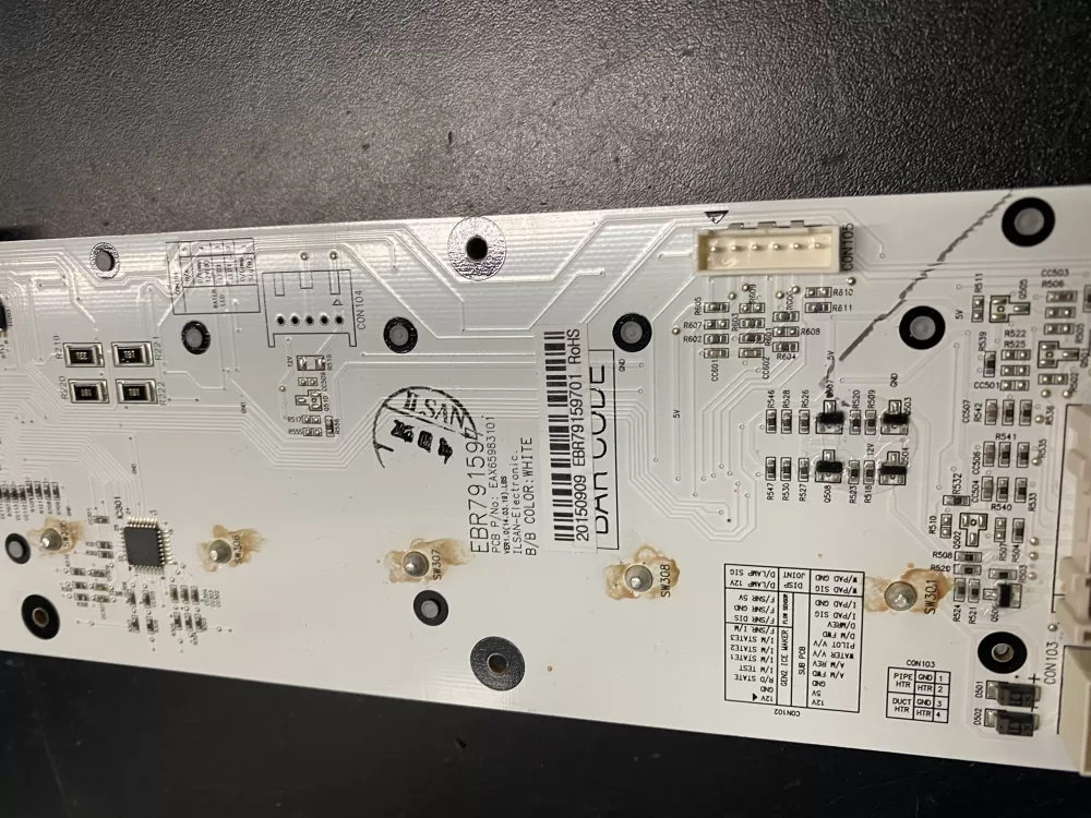 LG EBR79159701 Refrigerator Control Board Dispenser AZ5134 | BK1040