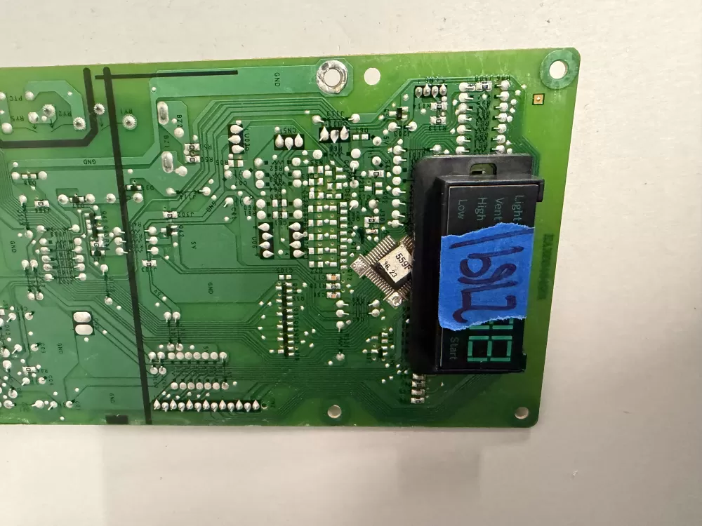 LG GE EBR80411802 Microwave Control Board AZ219118 | KM2769