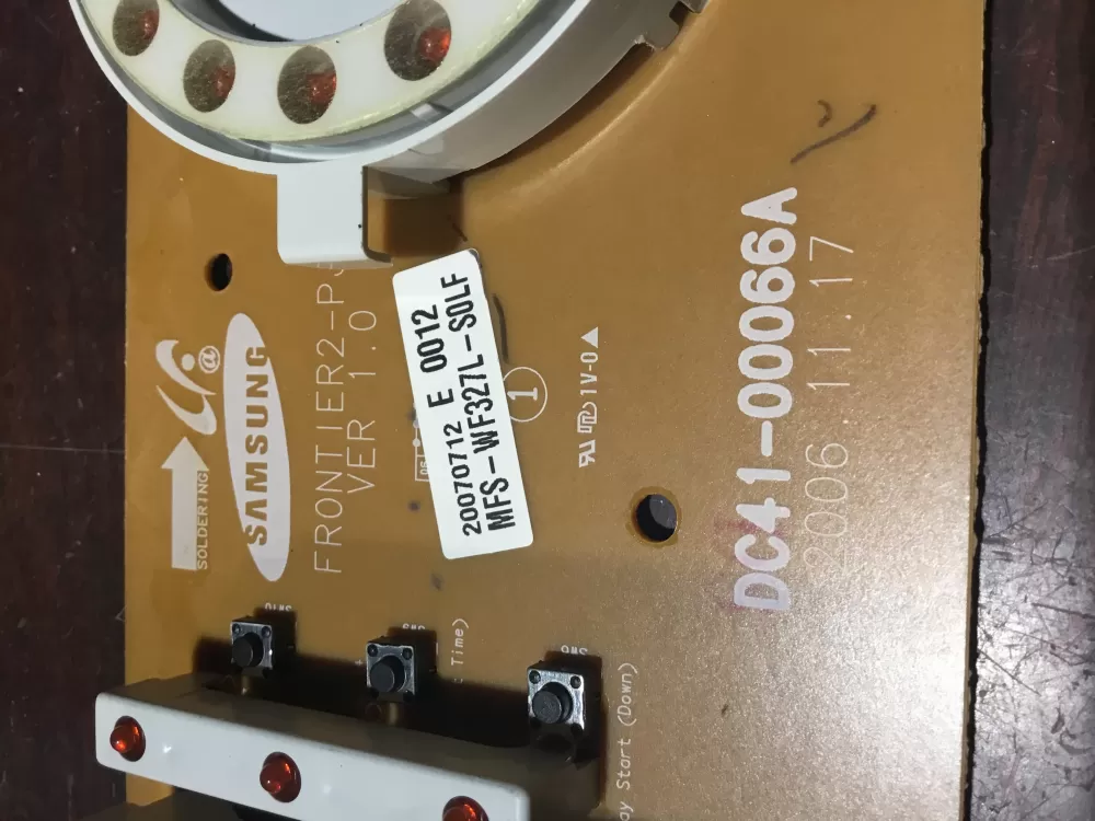 Samsung DC28-000234 Washer Control Board AZ69935 | NR738