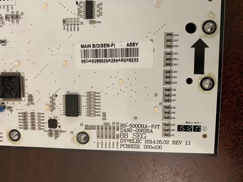 Samsung Refrigerator Dispenser Control Board -DA92-00626A AZ39770 | BK560