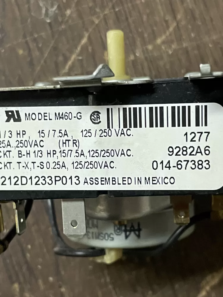 GE 212D1233P013 WE4M365 Dryer Timer AZ43621 | Wm1446