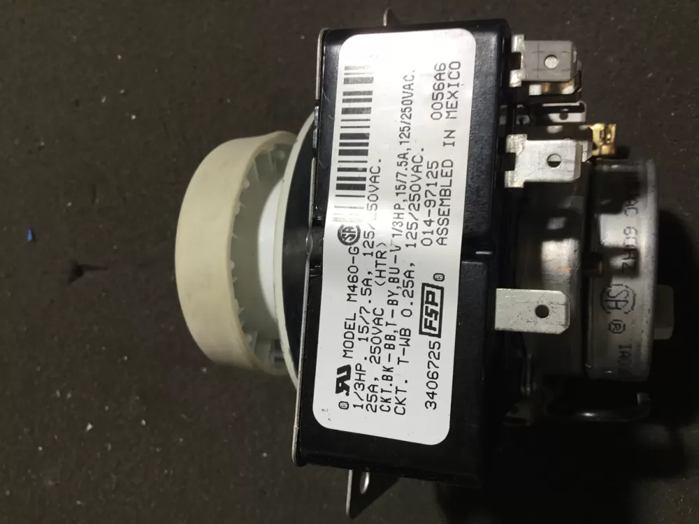 Whirlpool Maytag Amana WP3406725 3406725 AP6008573 Dryer Timer AZ94216 | NR1772