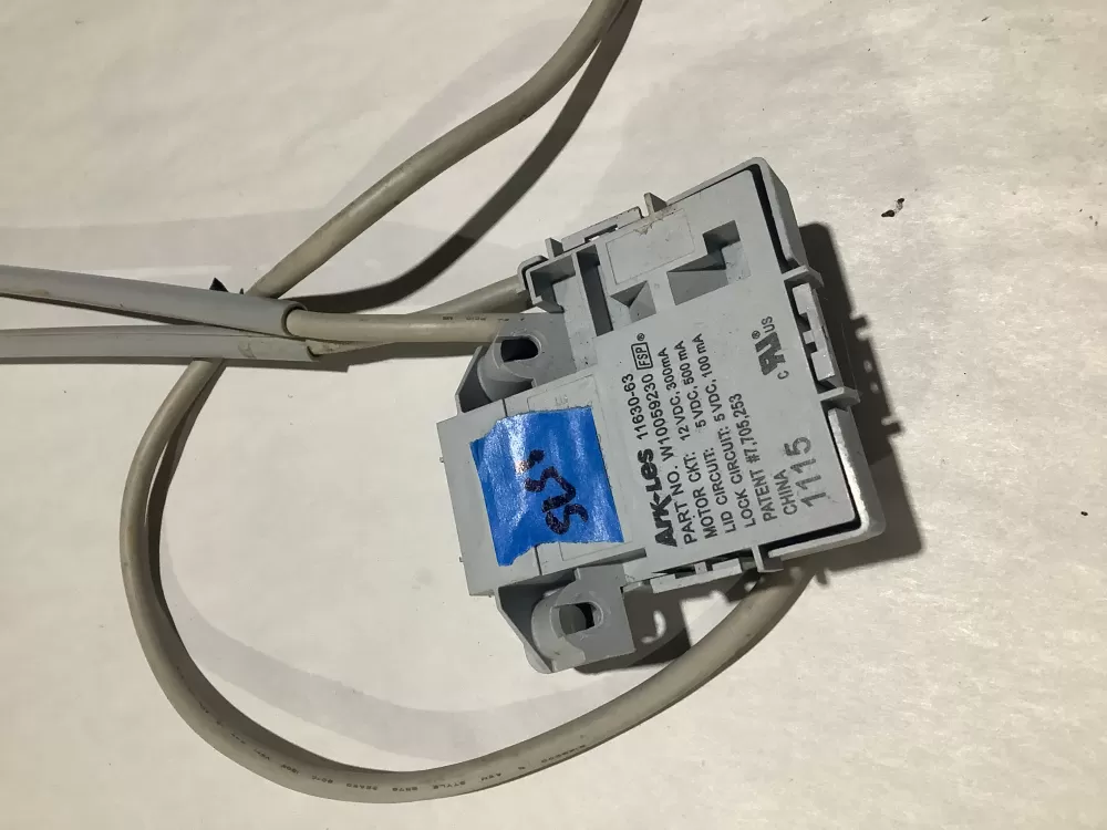 Maytag Whirlpool W10059230 W10619844 Washer Lid AZ113885 | Sl55