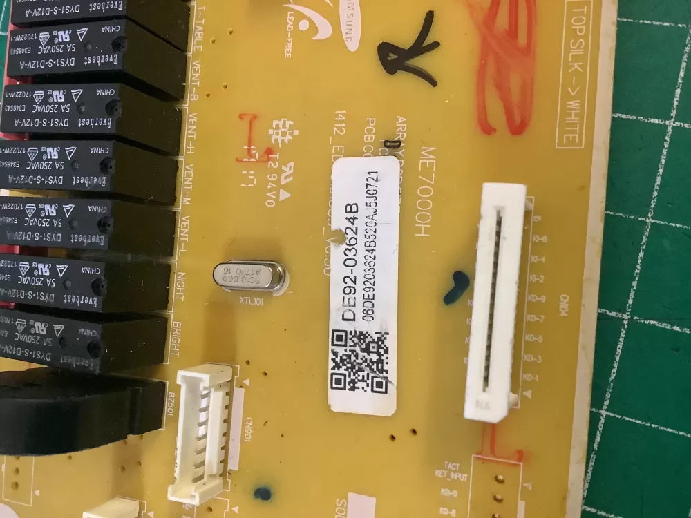 Samsung DE92-03624B DE41-00447A Microwave Main Control Board AZ211648 | NR1768