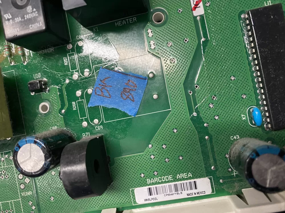 Whirlpool WP8546219 Dryer Control Board AZ16438 | BK890