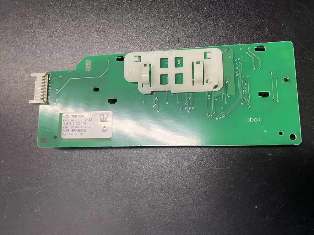Bosch Siemens EPW65326 Washer Display Control Board AZ10576 | BK1276