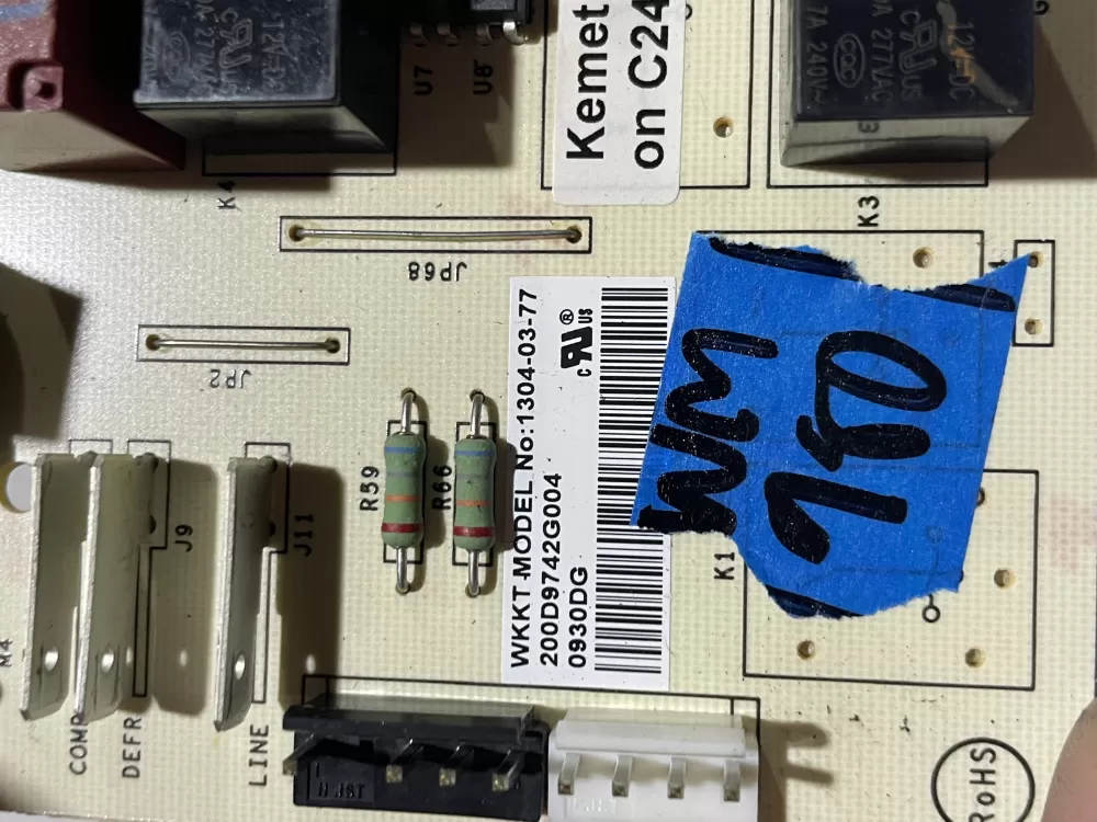 GE EBX1110P002 200D49742G004 WR55X10996 Fridge Control Board AZ145031 | Wm980