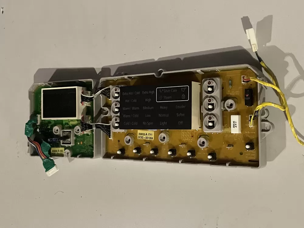 Samsung DC92-00130A DC92-00125A Washer UI Control Board AZ31323 | Wmv157