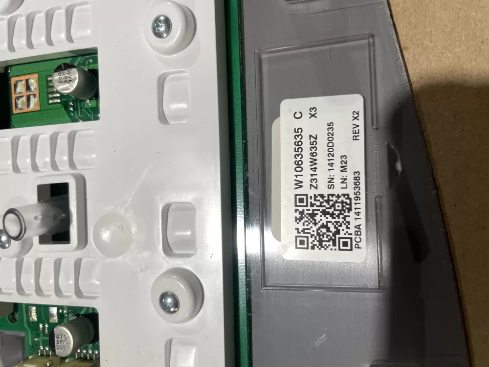Whirlpool W10635635 Washer User Interface Control Board AZ65551 | Wmv583