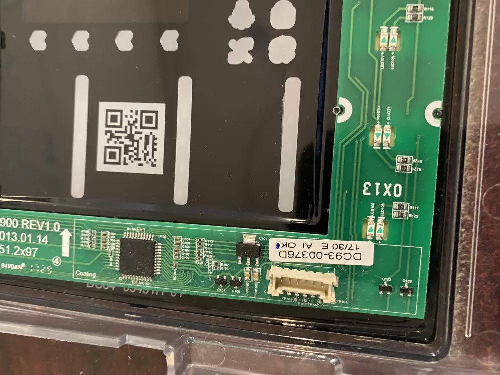 Samsung DC92-01607J DC94-06643A Dryer UI Control Board AZ34173 | BK1693