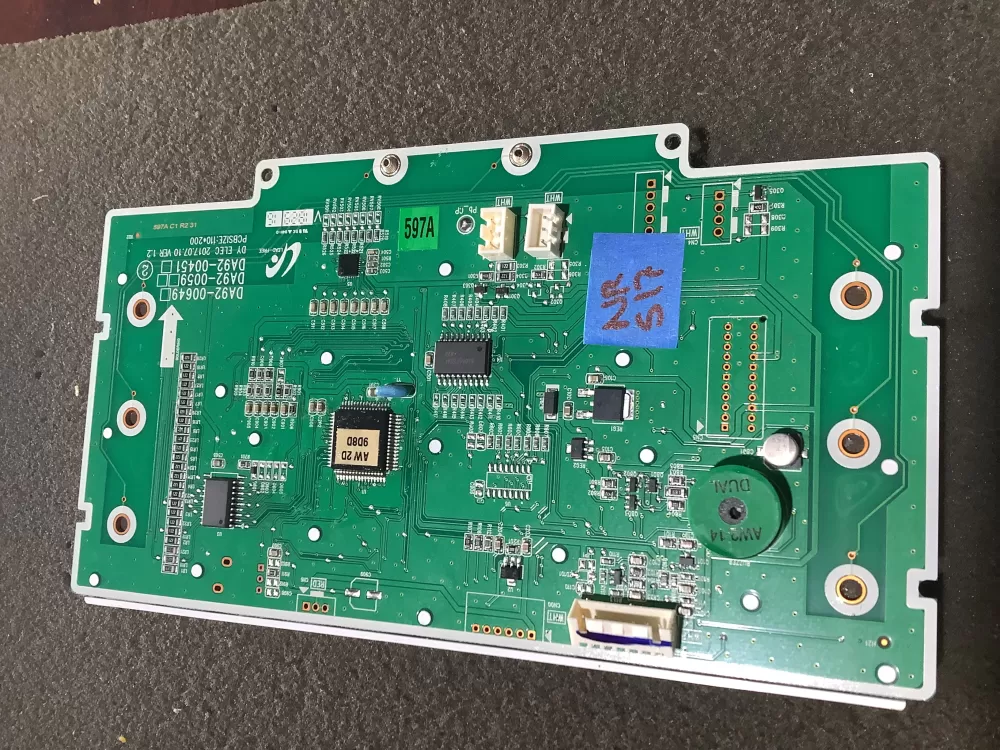 Samsung DA92 00649A Refrigerator Control Board Dispenser AZ111800 | NR517