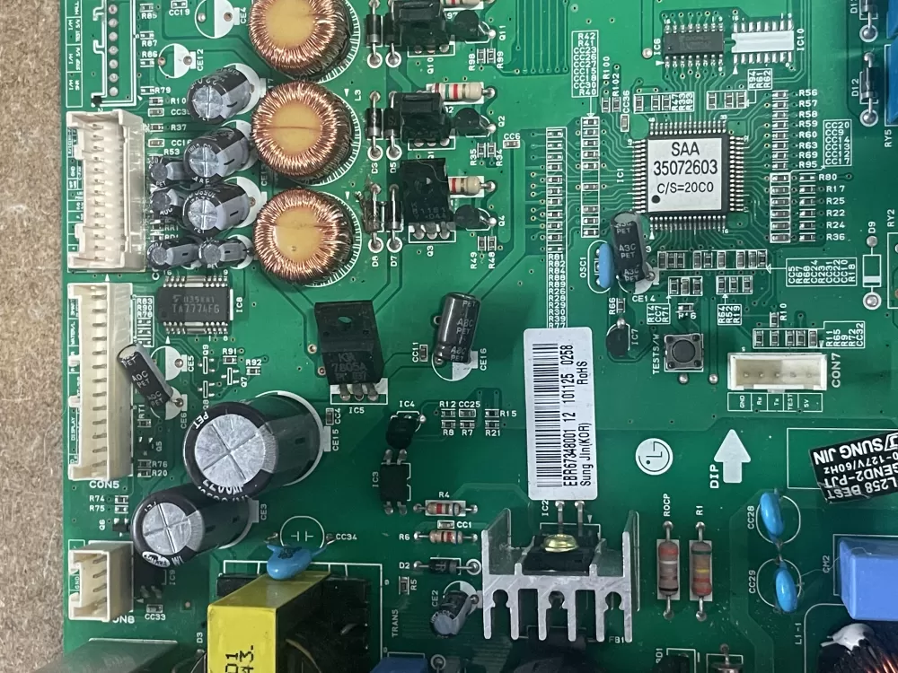 LG EBR67348001 EBR67348001 12 Refrigerator Control Board