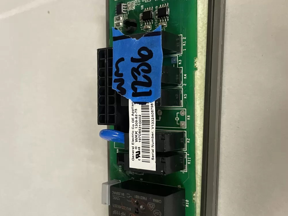 GE REFRIGERATOR CONTROL BOARD PART# WR55X29507 197D8531G002 AZ219680 | Wm1236