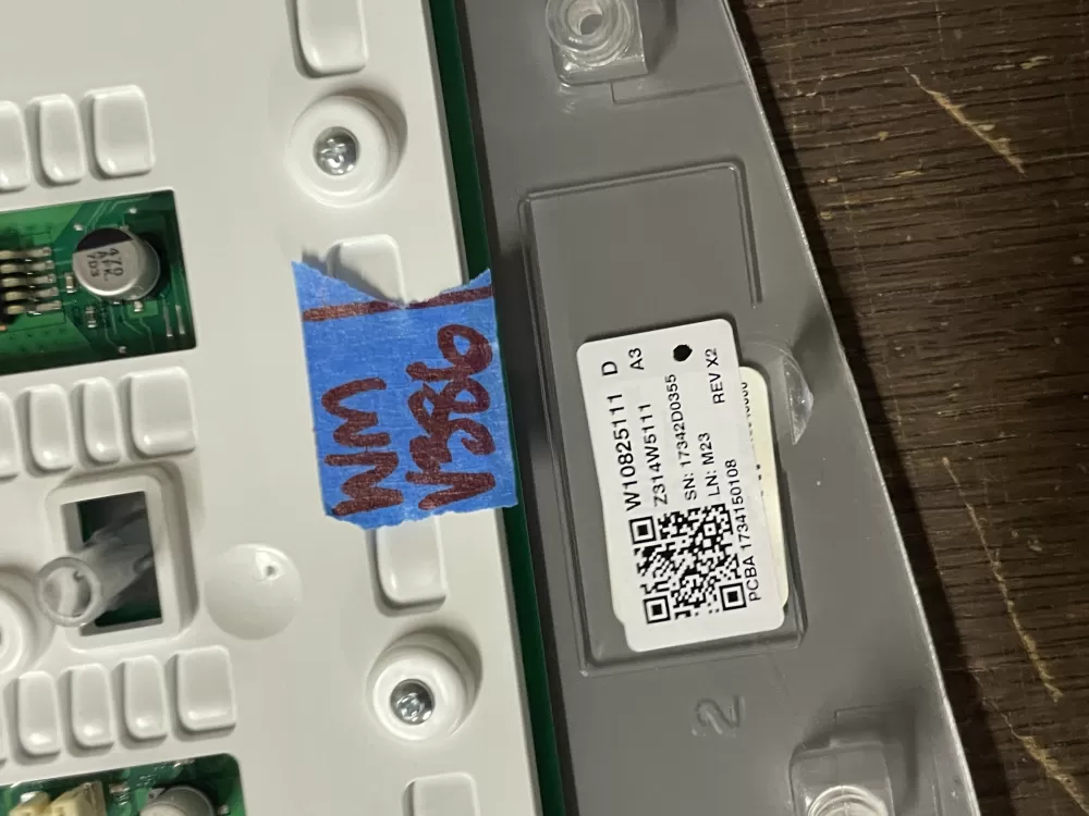 Whirlpool W10825111 W10911023 Washer Control Board Panel AZ39541 | Wmv386