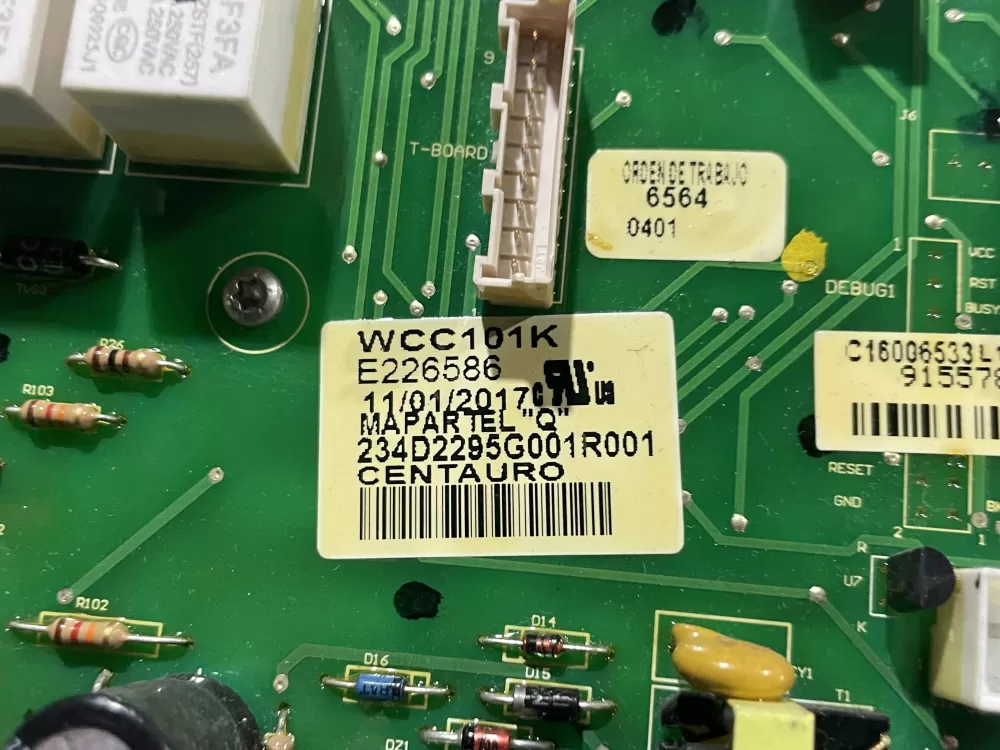 GE Hotpoint 234D2295G001 896455 Washer Control Board AZ113111 | Wm776
