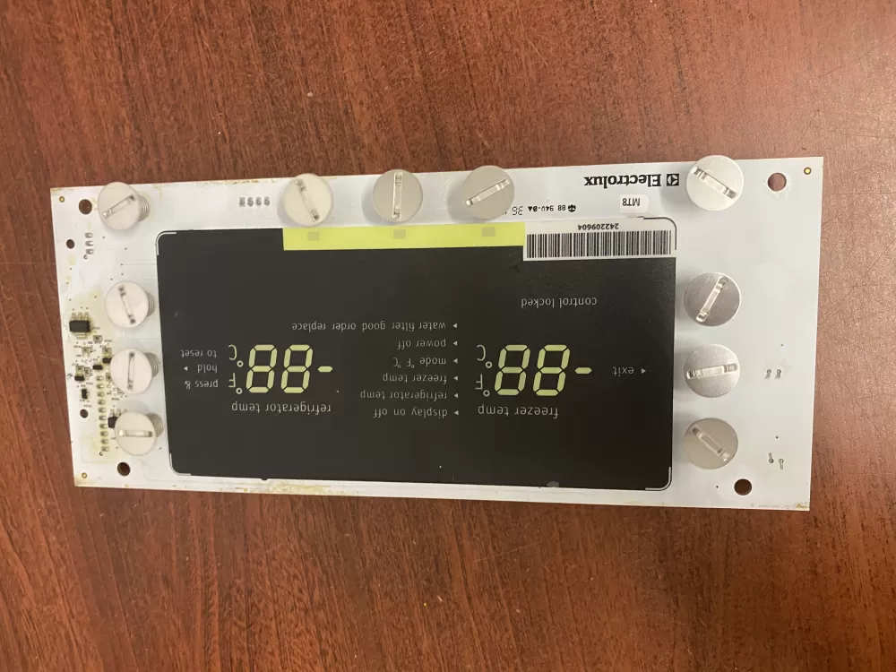 Frigidaire AP6285796 242209730 PS12364209 Refrigerator Control Board Display