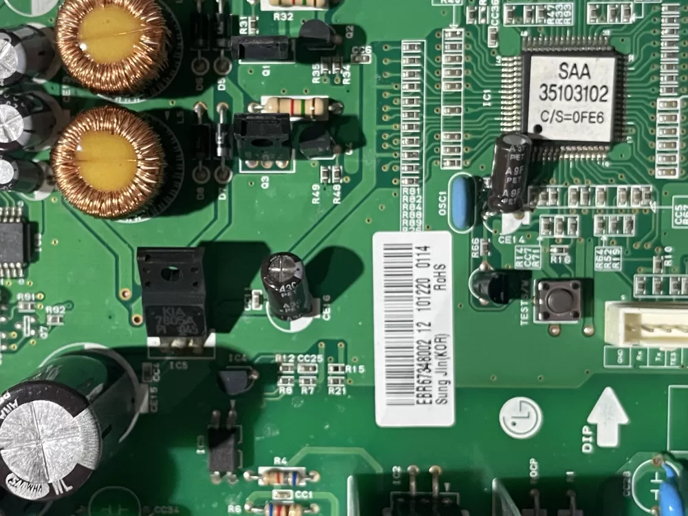 LG EBR67348002 Refrigerator Main Control Board PCB AZ207579 | KM70