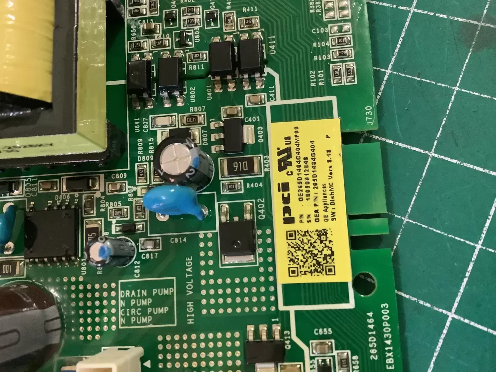 GE 265D1464G404 Dishwasher Control Board AZ187558 | NR2750