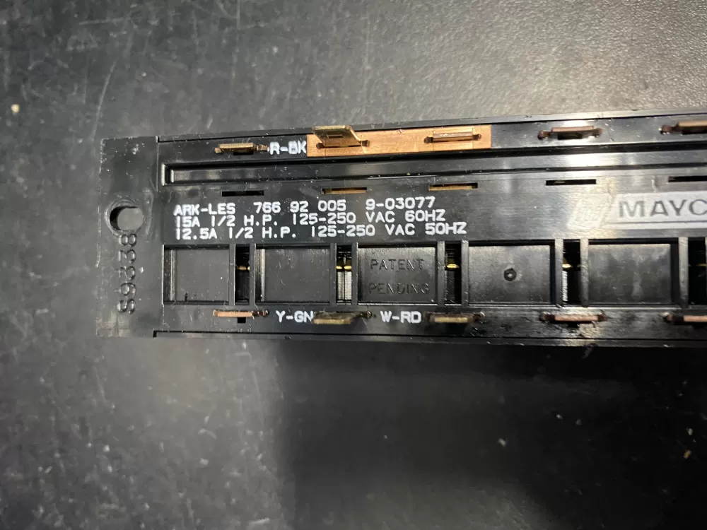 Maytag 9-03077 Dishwasher Push button Switch AZ22015 | BK904