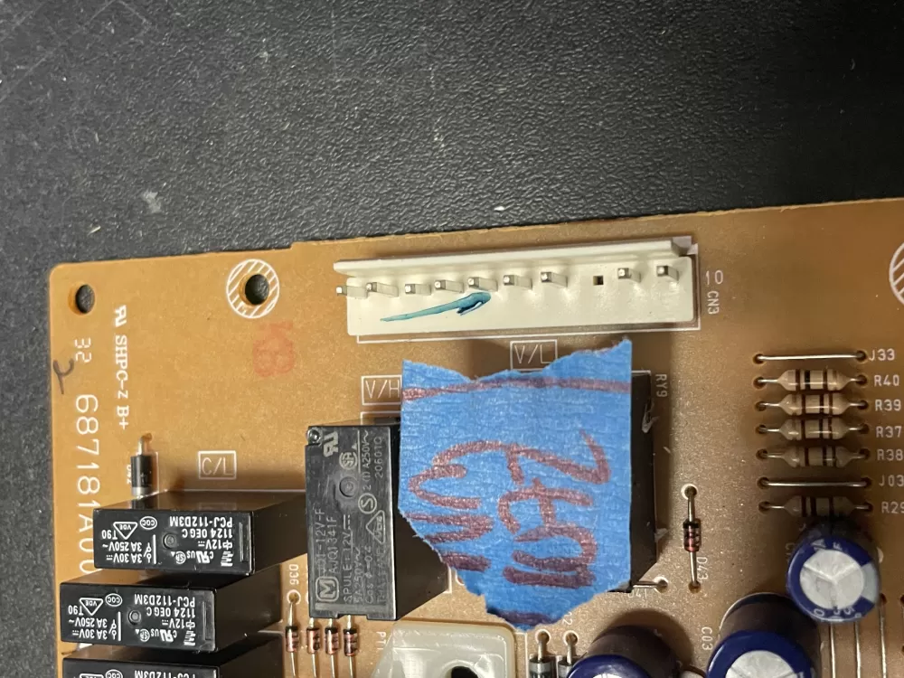 LG 687181A004A P1 6A004 Microwave Control Board 687181a004 AZ20174 | WM1072