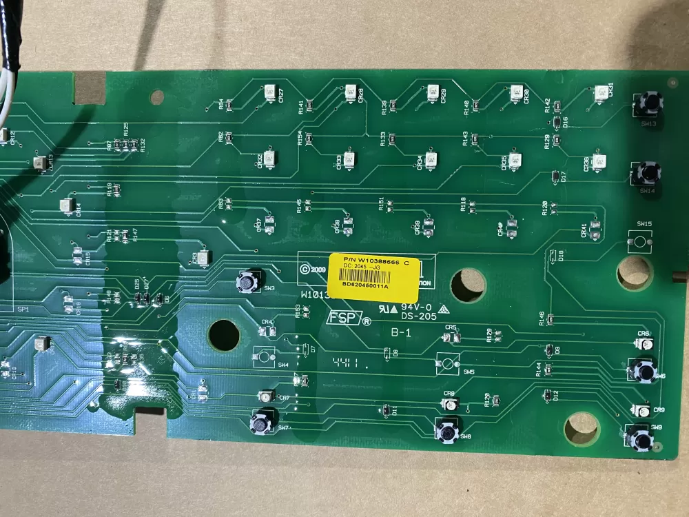 Maytag Whirlpool W10388666 Dryer Control Board AZ117511 | BK2172