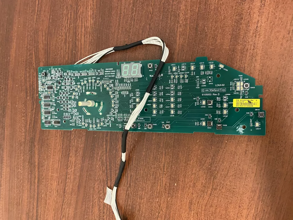 Whirlpool W10297396 WPW10297396 PS11752323 W10297396 A Washer Control Board