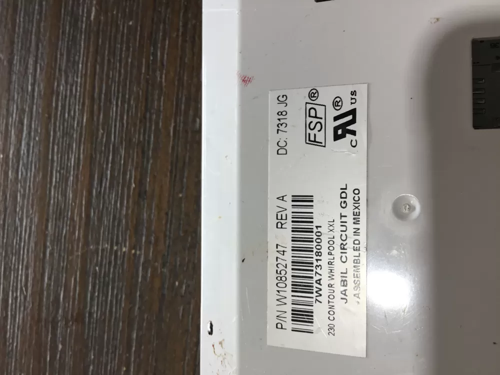 Whirlpool W10852747 Refrigerator Control Board Dispenser AZ51124 | NR1841