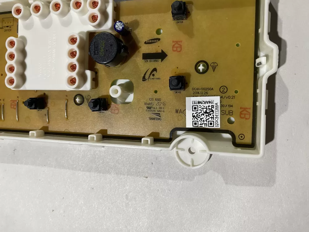 Samsung DC92-01736B DC94-11366A Dryer UI Control Board AZ139948 | BK1621