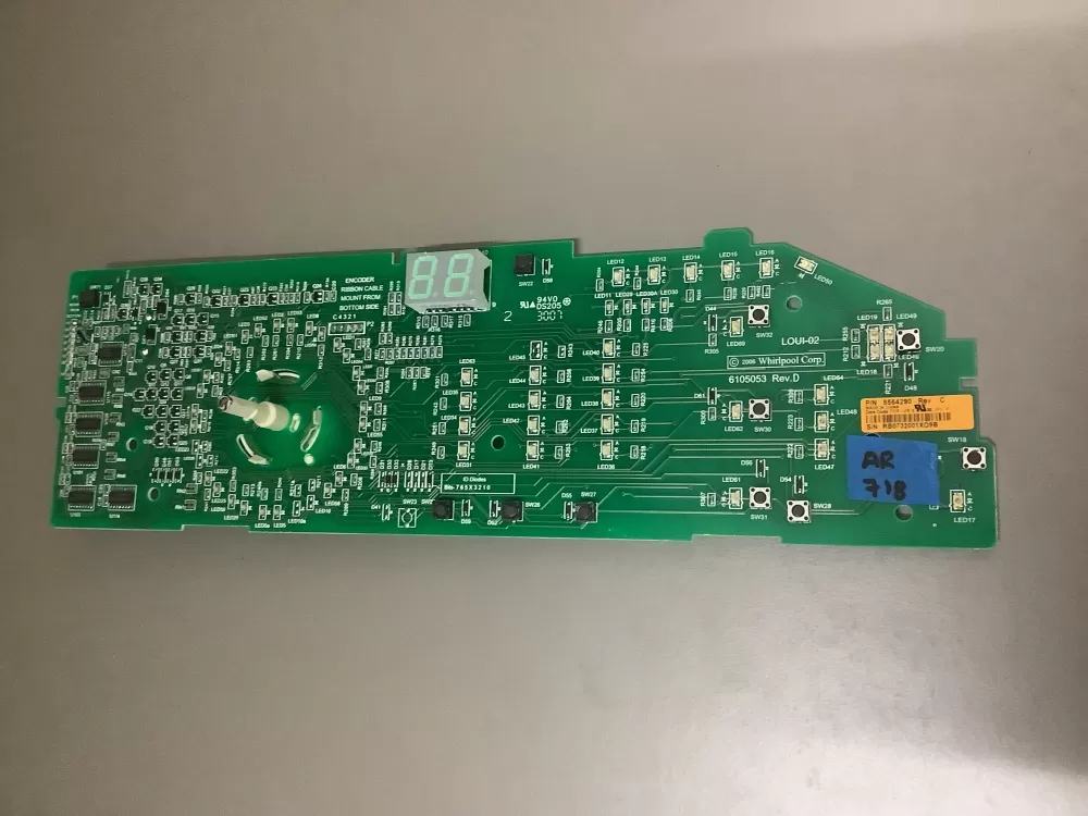 Whirlpool Maytag Kenmore 8564290 8565349 Washer Control Board AZ201970 | AR718