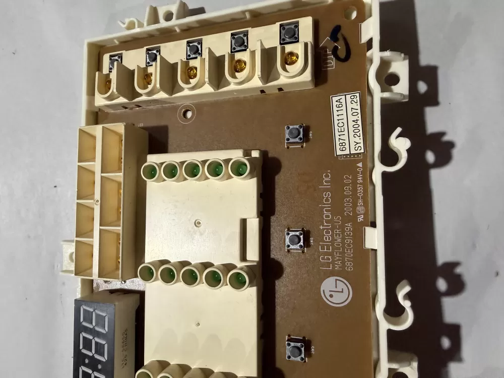 LG 6871EC1116A Washer Control Board AZ211237 | KMV344