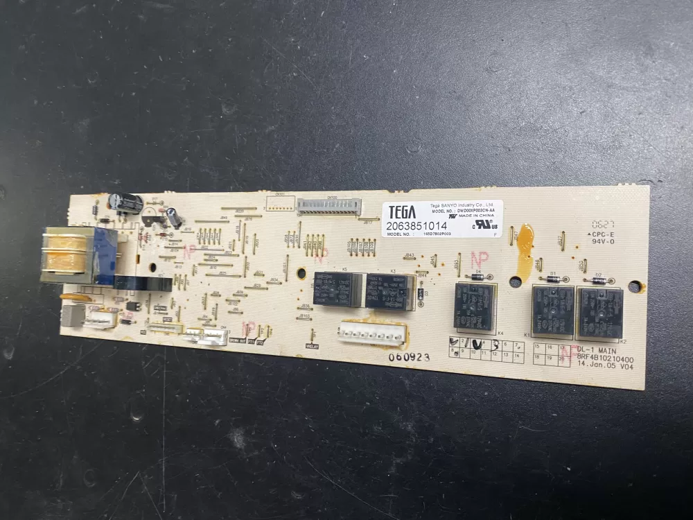 GE 165D7802P003 Dishwasher Control Board AZ20175 | BK964