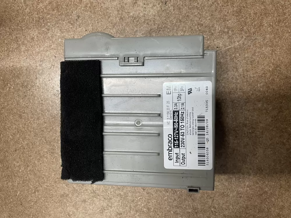 Bosch  Thermador 00650436  AP4527148  2000942  650436  AH3480585  EA3480585  PS3480585  PS8731186  VCC3 1156 20 F 25 Refrigerator Inverter Control