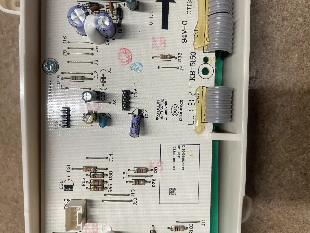 GE 17238100000283 Dryer Control Board  AZ20484 | KMV323