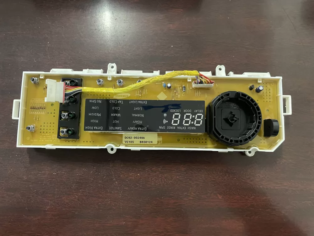 Samsung  GE WH12X10443  AP4538821  1811485  AH2577696  EA2577696  PS2577696  DC92-00249A  DC92 00249A  DC9200249A  Washer Control Board