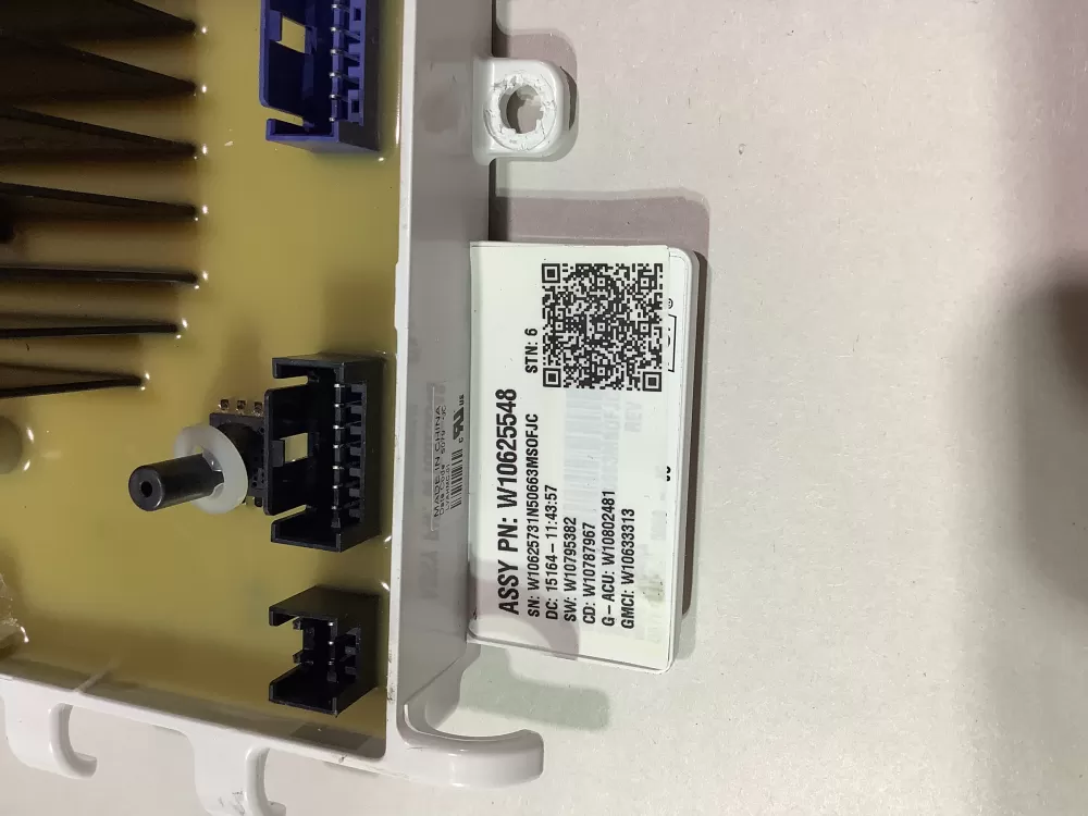Whirlpool W10625548 W10812418 W11030475 Washer Control Board AZ144700 | ZCV457
