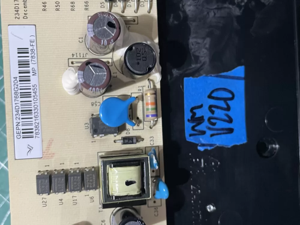 GE washer control board AZ196388 | Wmv220