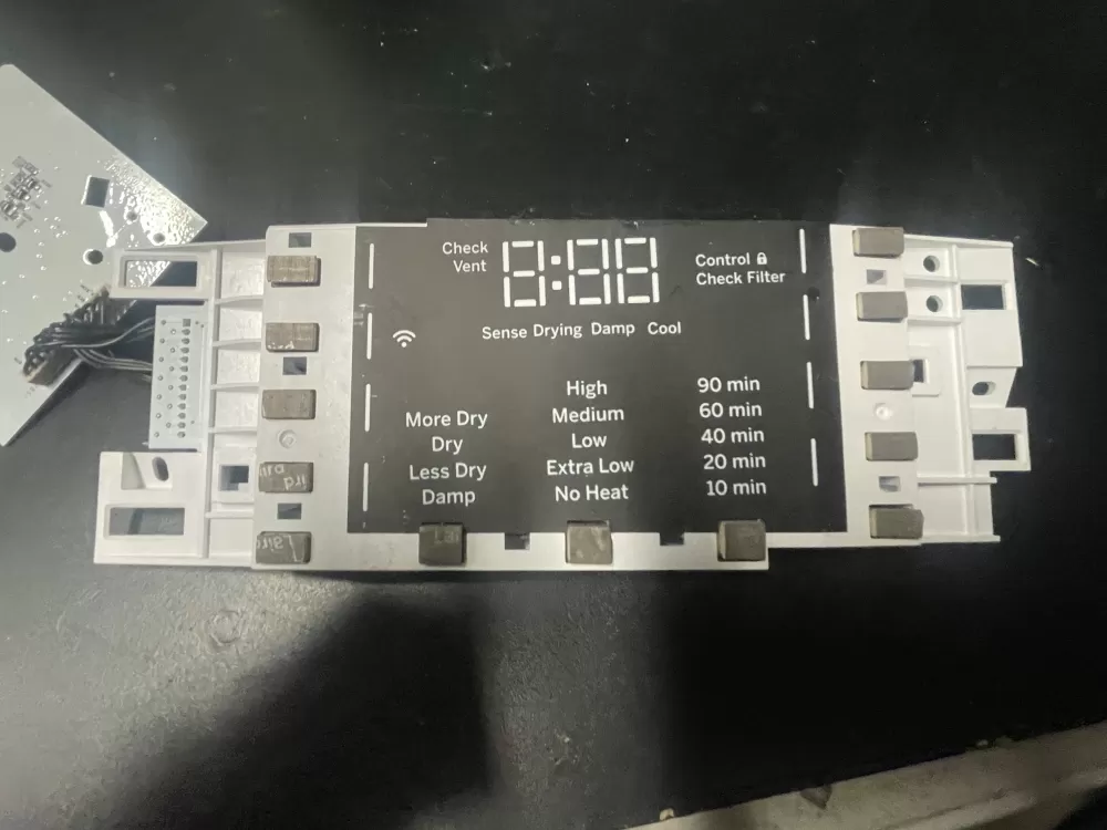 GE 308D1567G016 Dryer UI Display Control Board AZ10799 | 1453