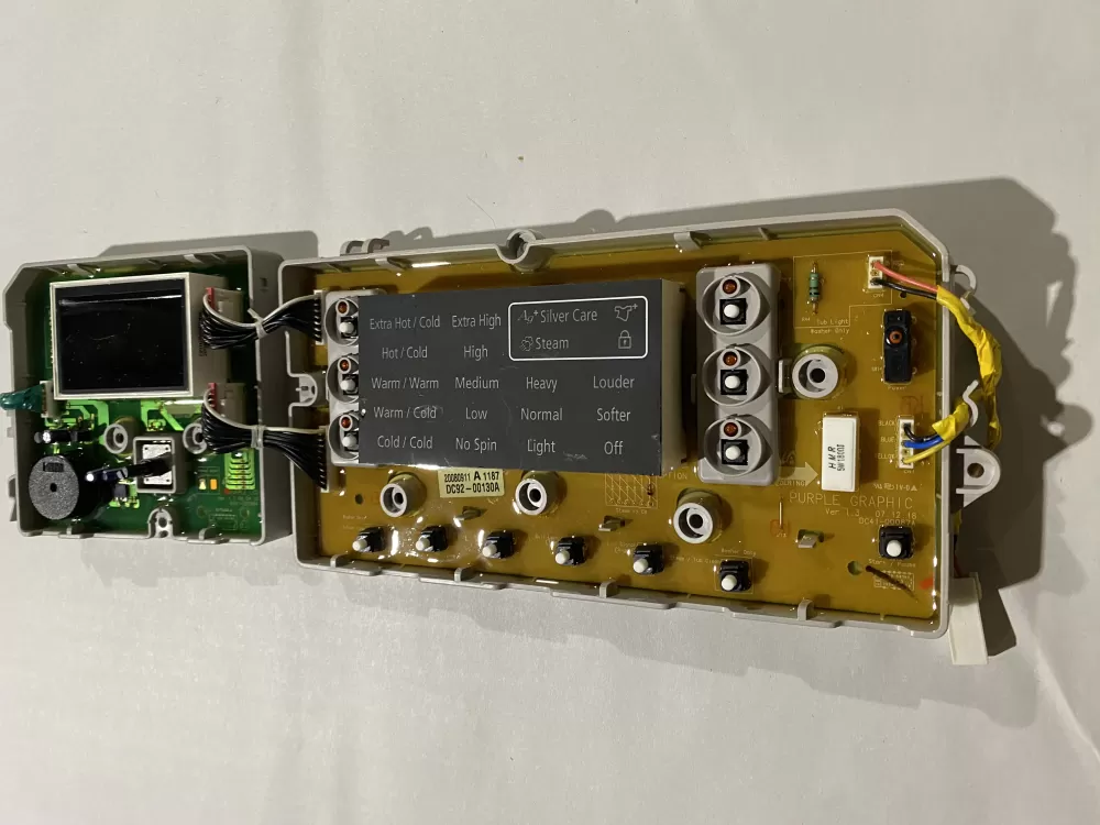 Samsung DC92-00130A  DC92-00125A Washer UI Control Board