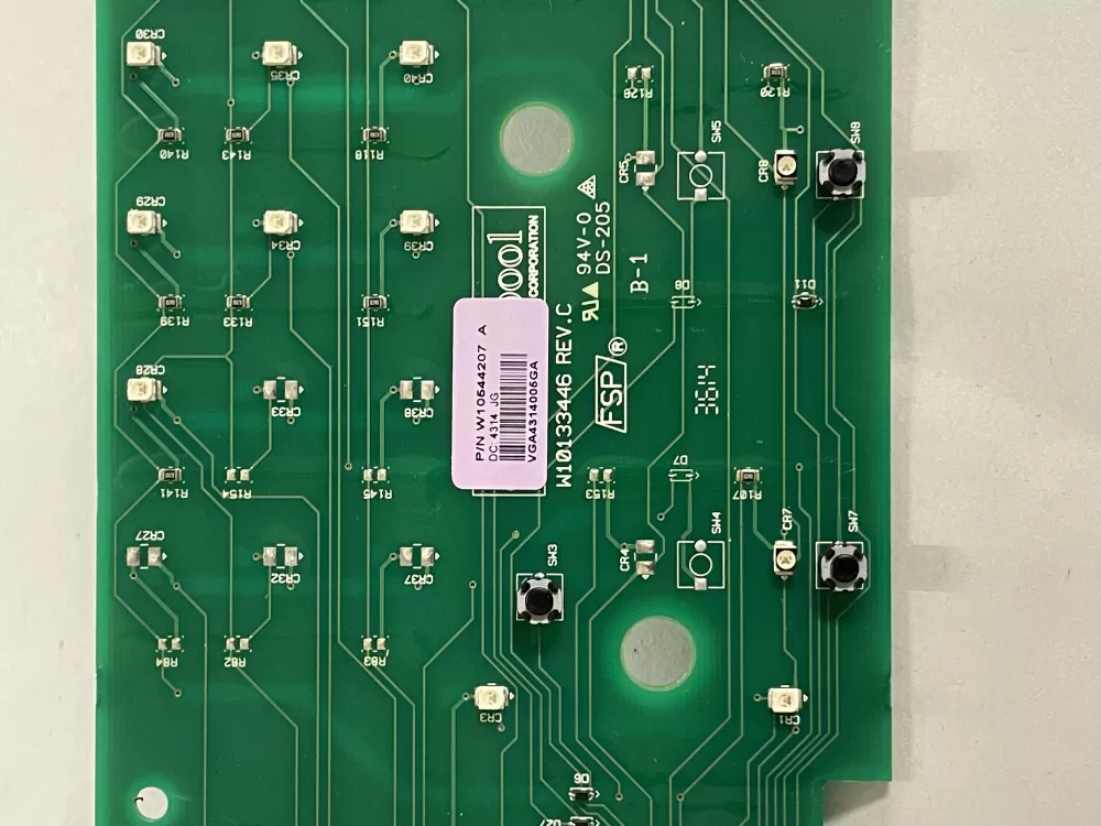 Whirlpool W10544207 Washer Board Control AZ142843 | KM2396