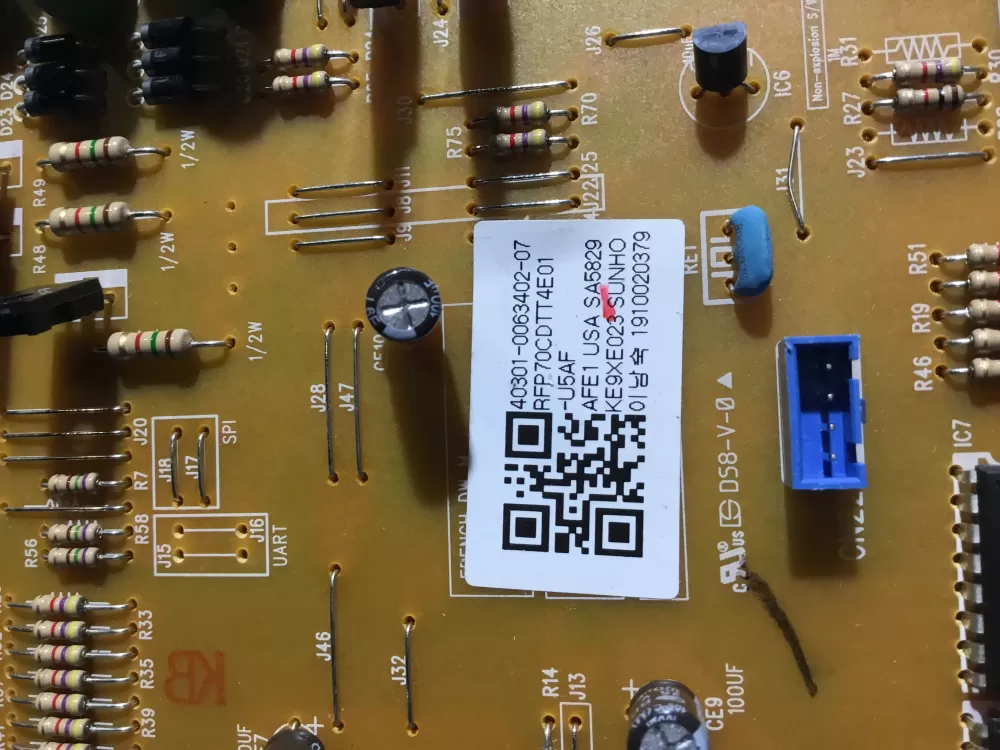 Kenmore 40301-0063402-07 Refrigerator Control Board AZ36343 | NRV210
