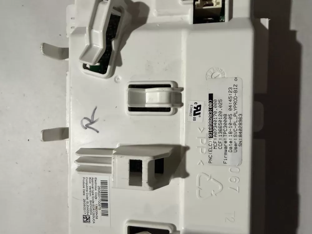 Electrolux 916098283 A07340170 Control Board AZ225421 | KMV861