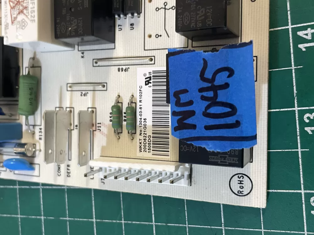 GE EBX1110P002 200D6221G036 Refrigerator Control Board AZ200892 | Wm1045