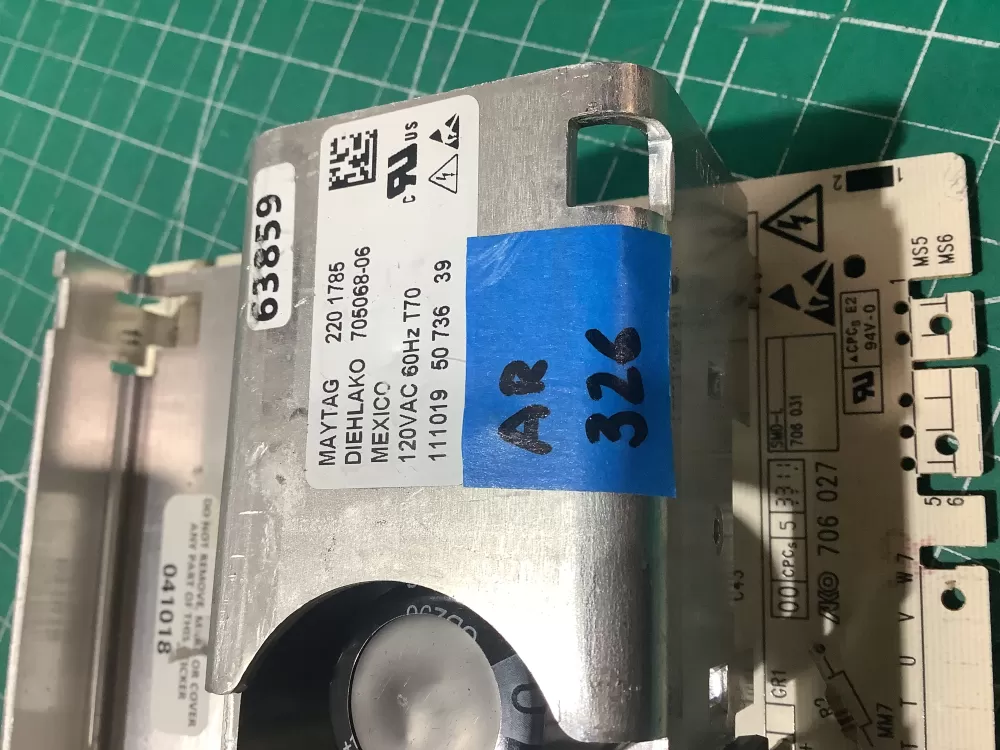 Whirlpool Maytag 220 1785 22004473 Washer Motor Control Board AZ189611 | AR326