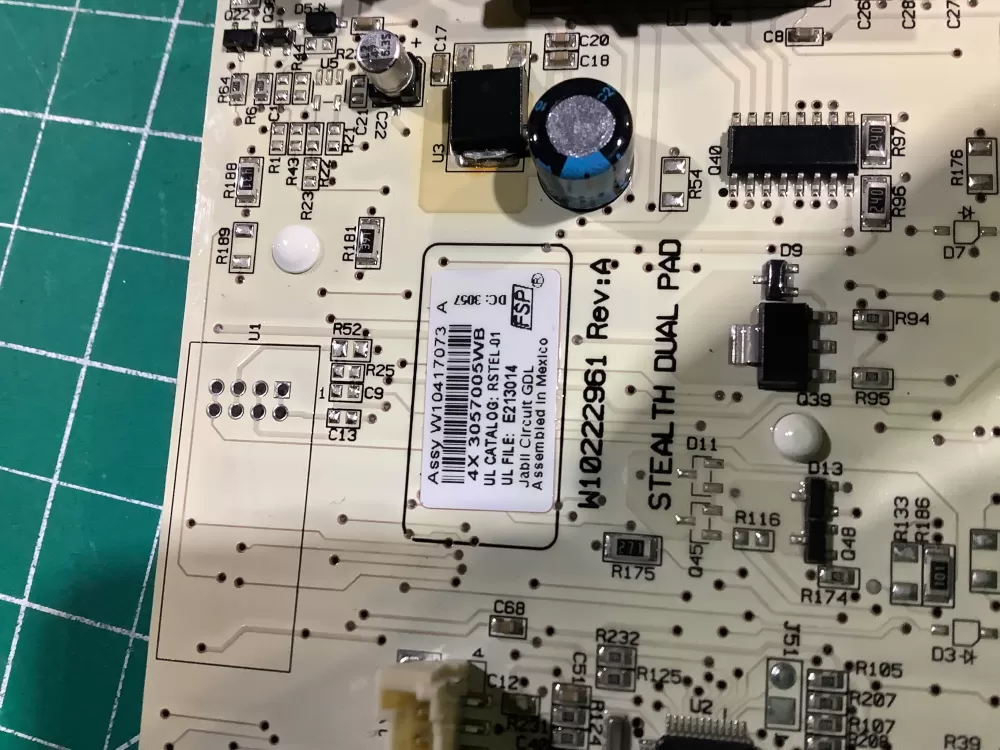Whirlpool W10417073 Refrigerator Control Board Dispenser AZ149044 | NR2478