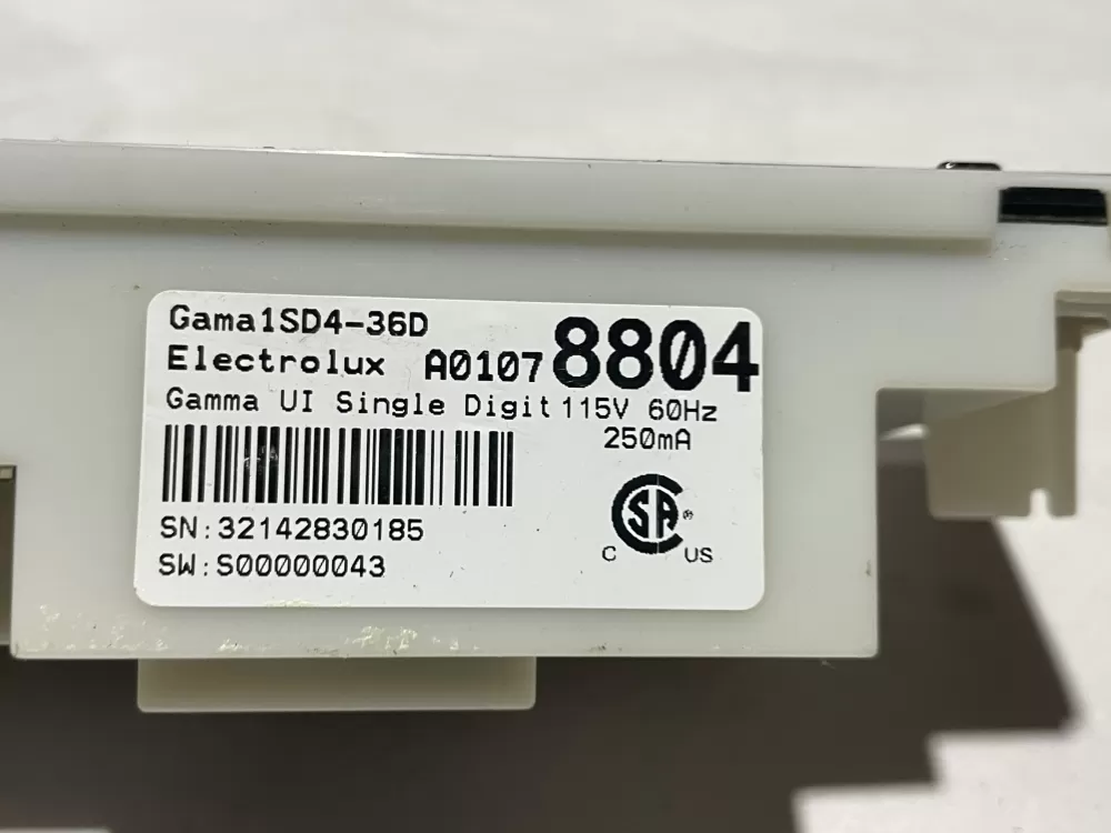 Frigidaire A01078804 242207704 Refrigerator UI Control Board AZ118701 | Wm2188