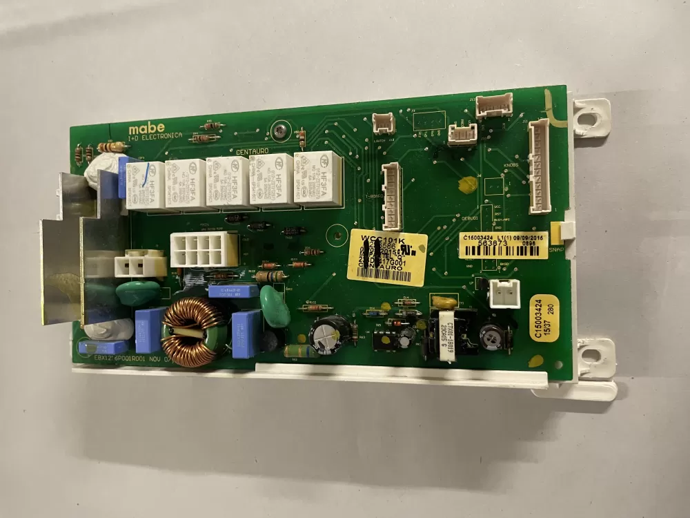 GE 234D2427G002  EBX1216P001R001  Wh12x10586  Washer Control Board Assembly